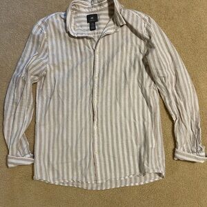 Men's long sleeved H&M button down